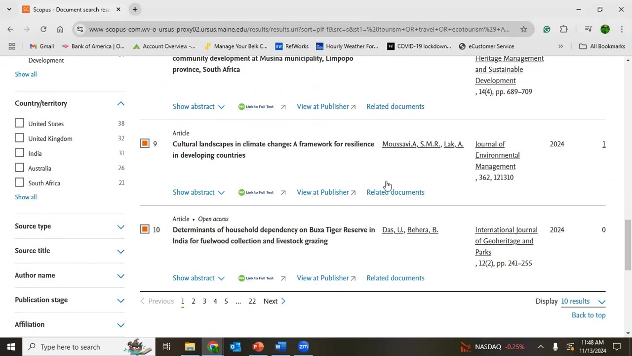 Systematic Literature Review Article Search in SCOPUS Database