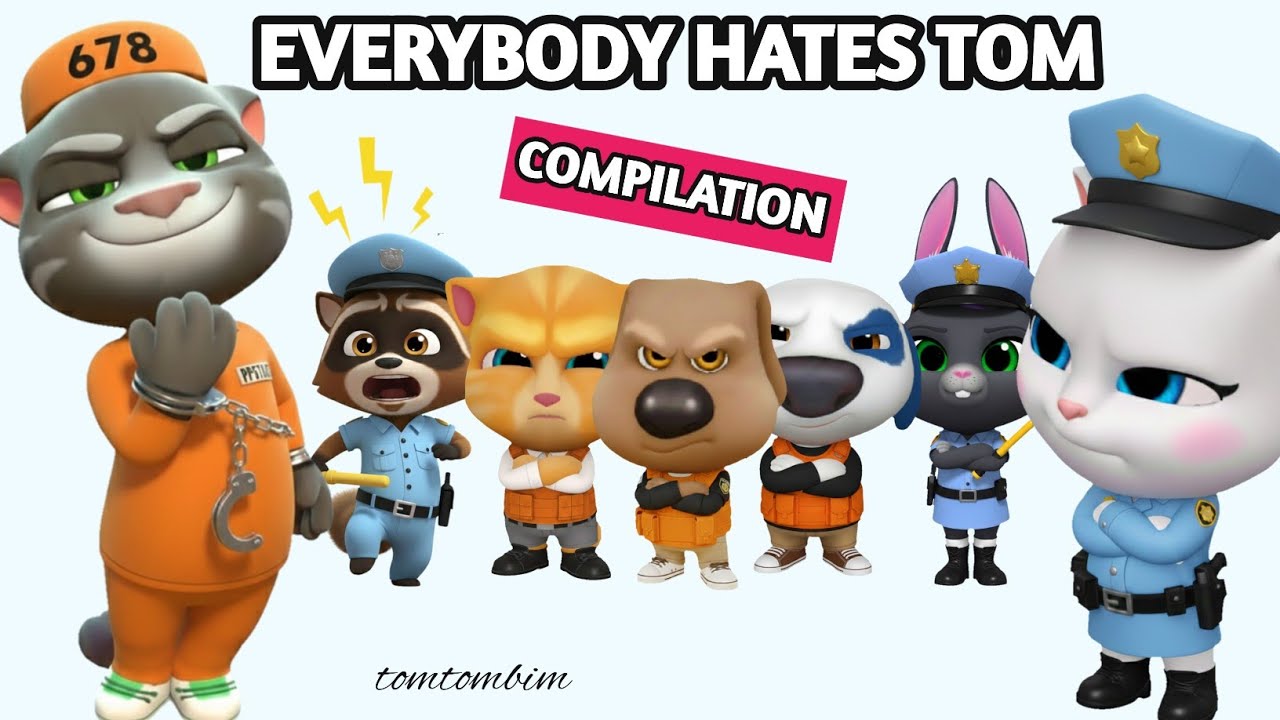 My Talking Tom Friends World - EVERYBODY HATES TOM COMPILATION - Talking Tom Cat