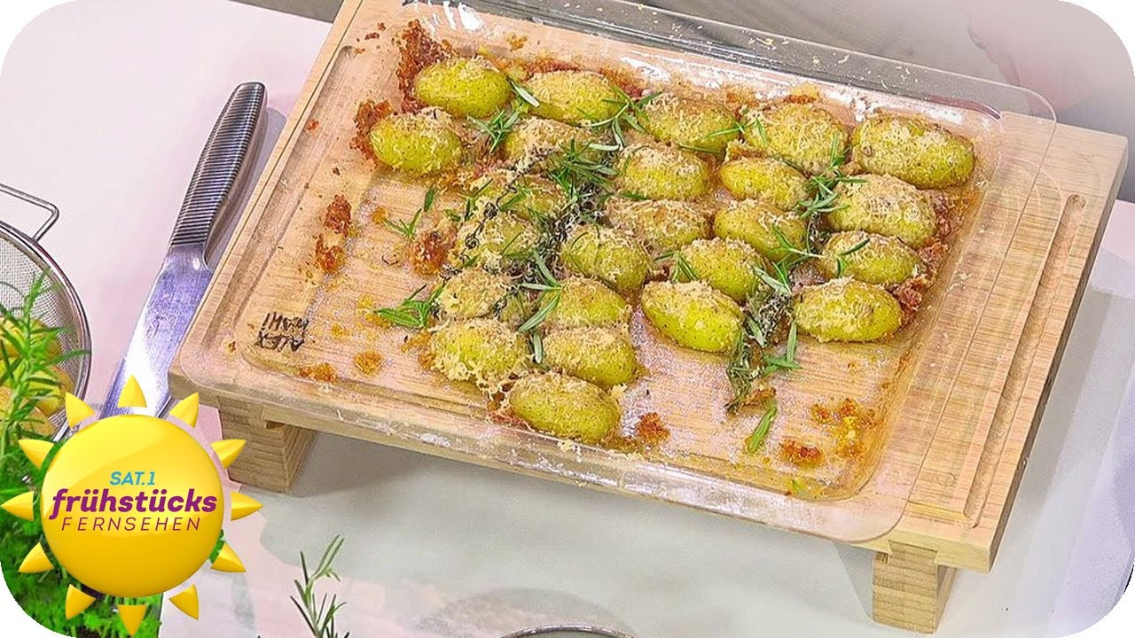 Knusprige Ofenkartoffeln mit Parmesan - das neue Trend Rezept | SAT.1 Frühstücksfernsehen