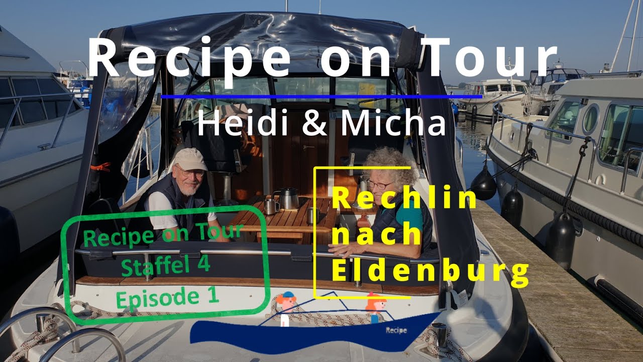 Bootstour im September '22 von Rechlin über die Müritz nach Eldenburg:  Recipe on Tour  (RoT 04 01)