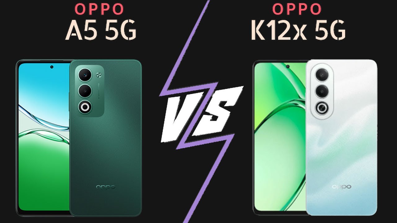 Oppo A5 5G vs Oppo K12x 5G #phonecomparison