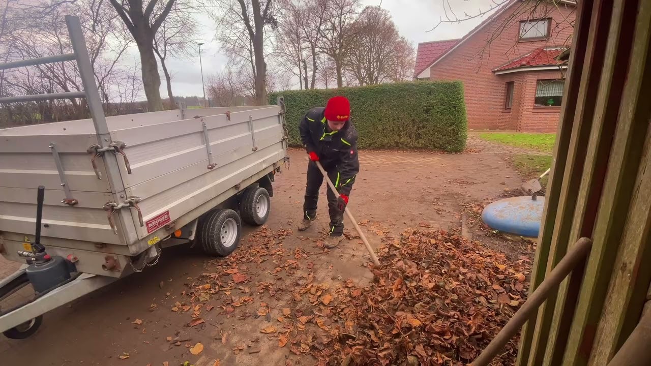 Ein bisschen Garten aufräumen und Schnee schieben mit @JAkobTV-h8y 