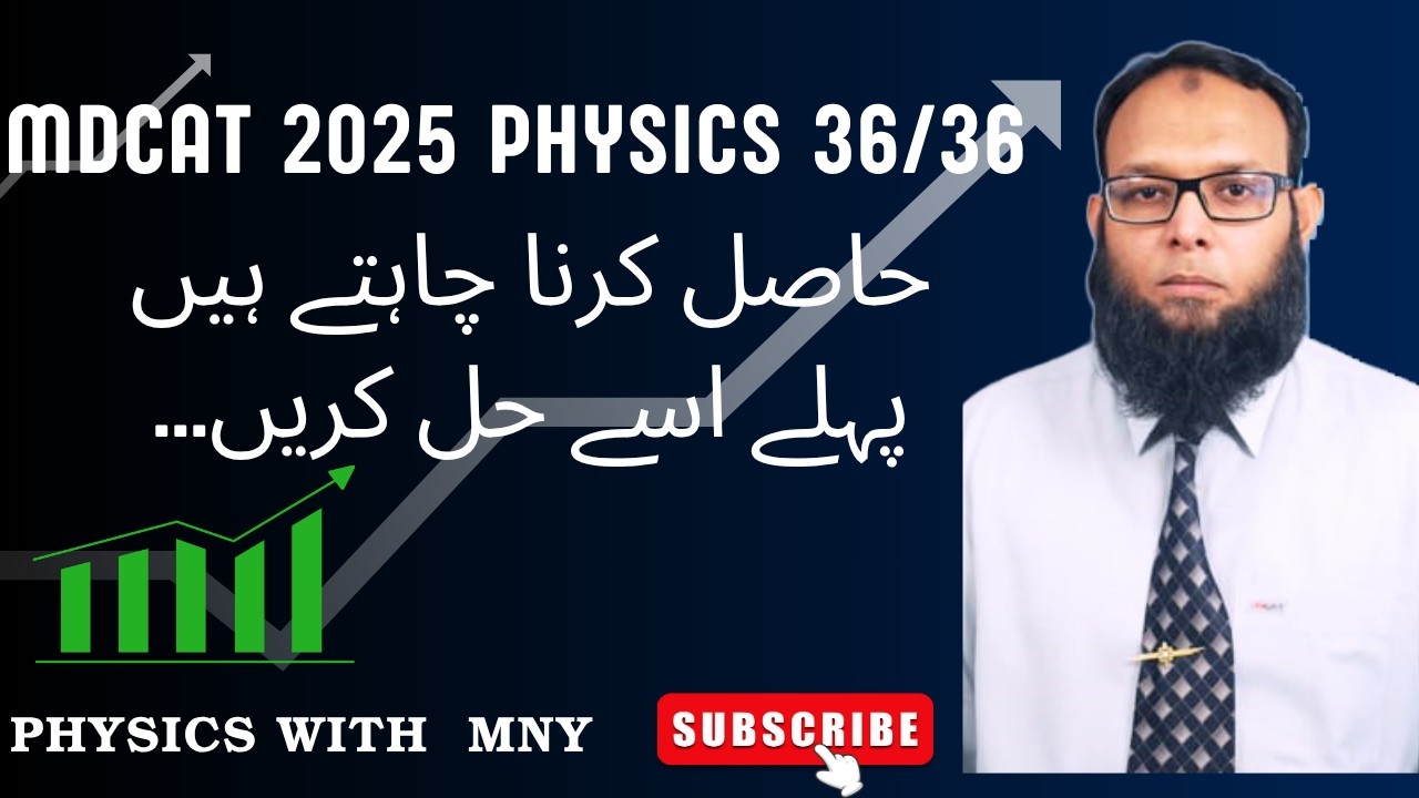 Test yourself before going to get 36/36 in MDCAT 2025 physics (1)