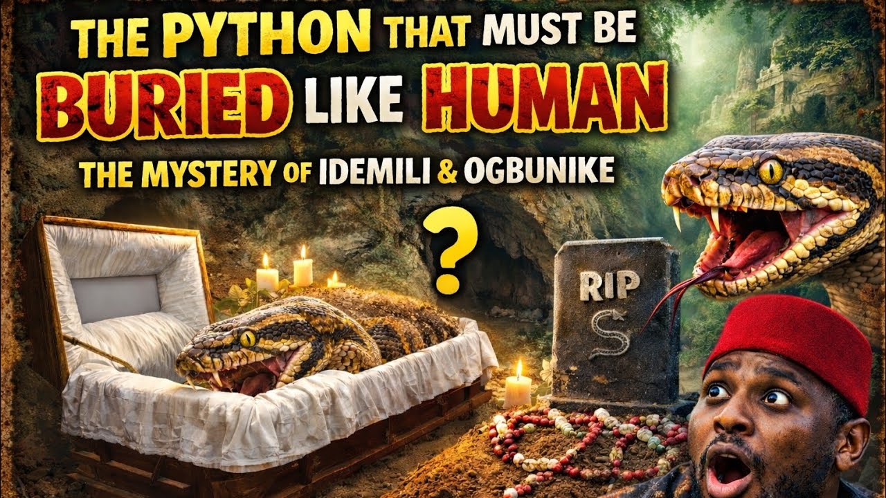 The Sacred Python of Igbo Land | The Mystery of Idemili and Ogbunike