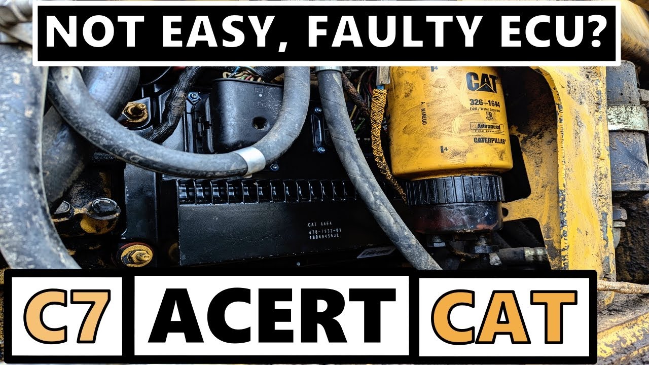 CAT C7 ACERT Crank-No-Start Issue: Faulty ECU Symptoms.