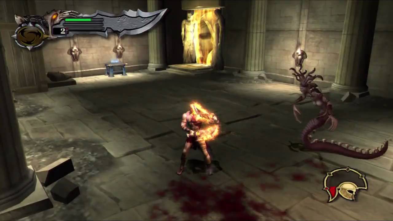 05. God Of War Collection - GOW 1 God Difficulty - Kratos vs Medusa