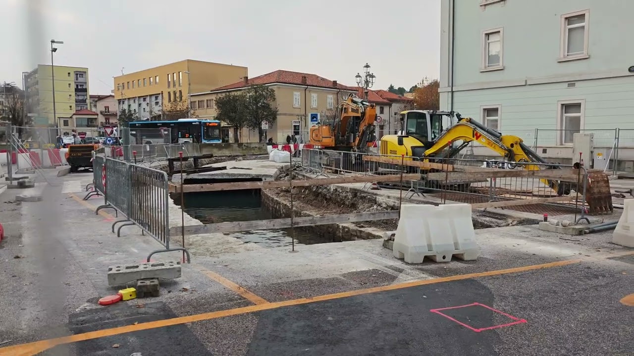 Muggia, ecco il torrente Fugnan che scorre all'aperto