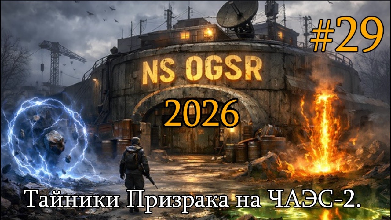 ☢ Сталкер NS OGSR 2026 ☢ #29. Тайники Призрака на ЧАЭС-2.