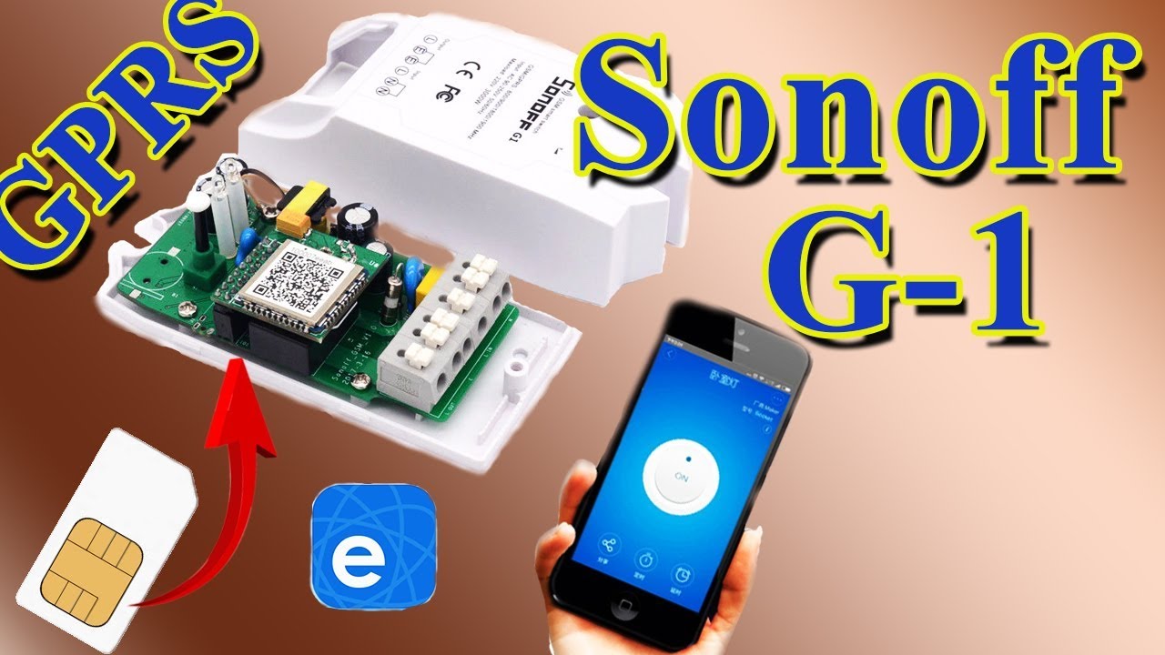 GSM РЕЛЕ SONOFF G1.УПРАВЛЕНИЕ ЭЛЕКТРОПРИБОРАМИ ПО МОБ.ИНТЕРНЕТУ!!!
