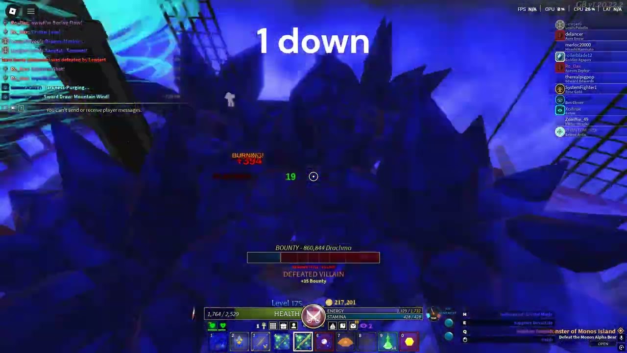 3 newgens gank me and get violently annihilated #arcaneodyssey