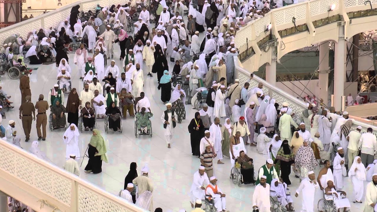 Hajj 2013 - Makkah - Maghrib Adhan from Rooftop