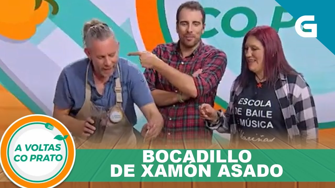 Receita de bocadillo de xam&oacute;n asado