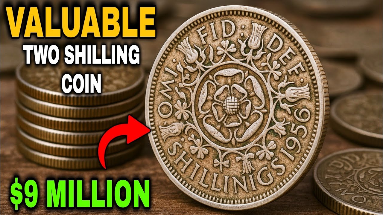 UNBELIEVABLE VALUE OF UK Two Shilling Coins Could Make You Rich! Valuable Uk Old coins to look for