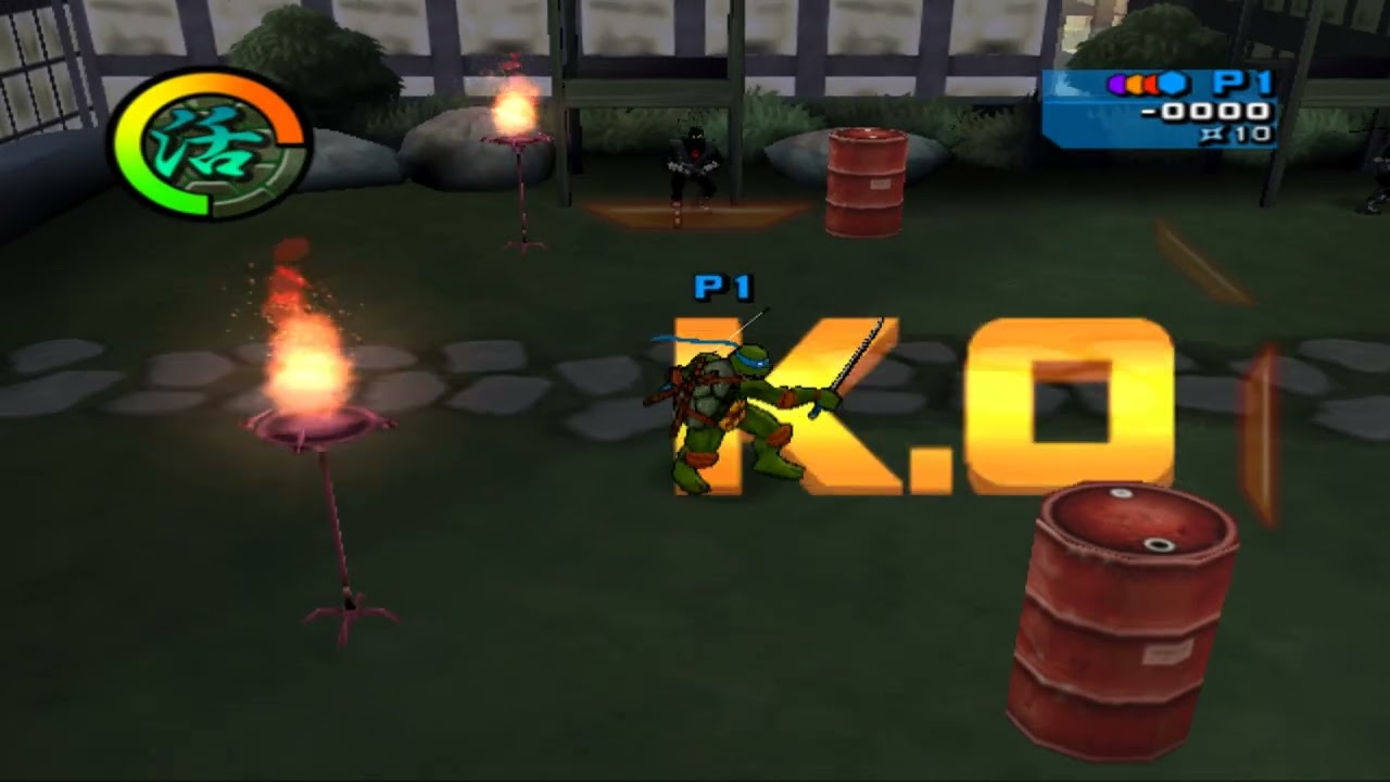 Teenage Mutant Ninja Turtles 2: Battle Nexus Demo - PSM US Demo Disc 88 (KONAMI, 2004, PCSX2)