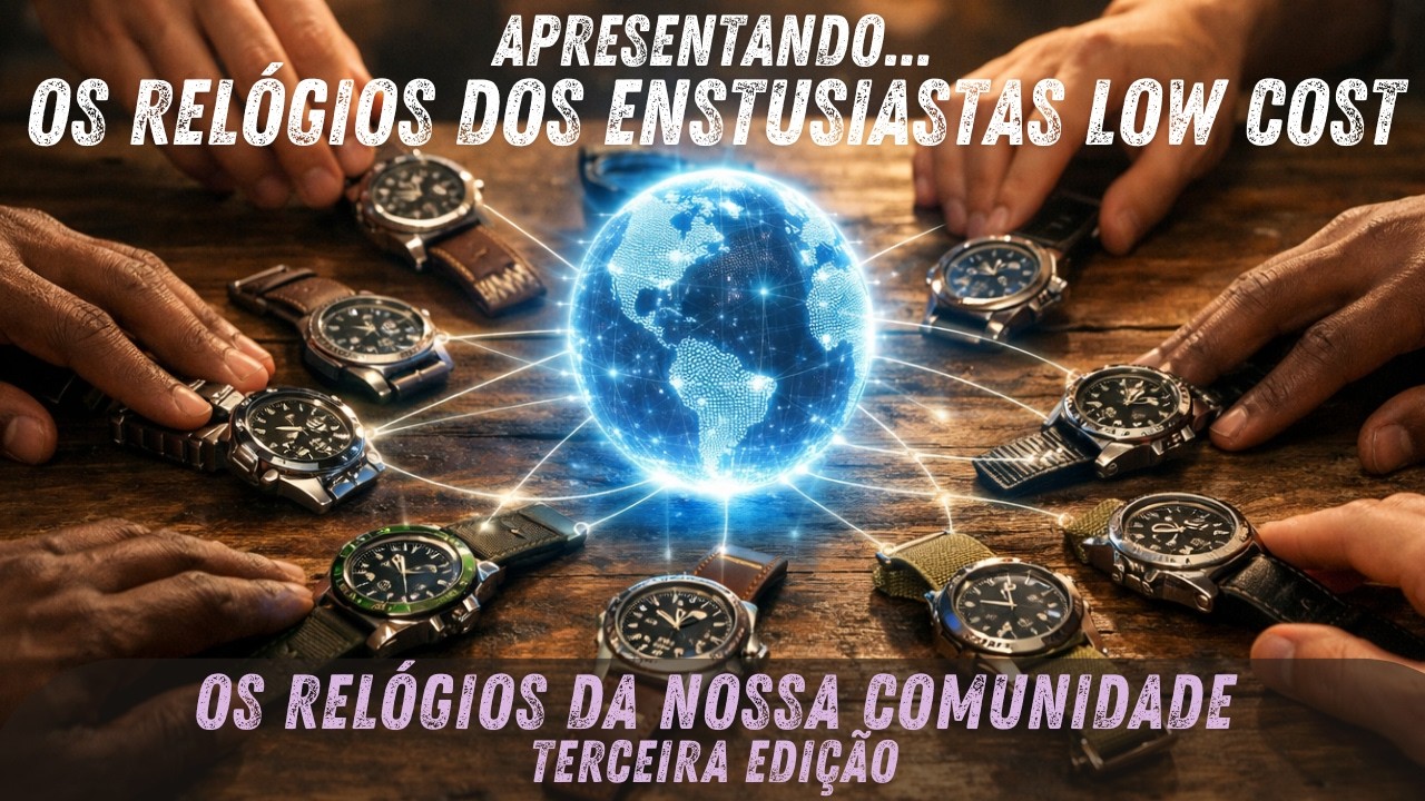 Os Relógios dos Entusiastas Low Cost - O usam no pulso os membros da nossa comunidade