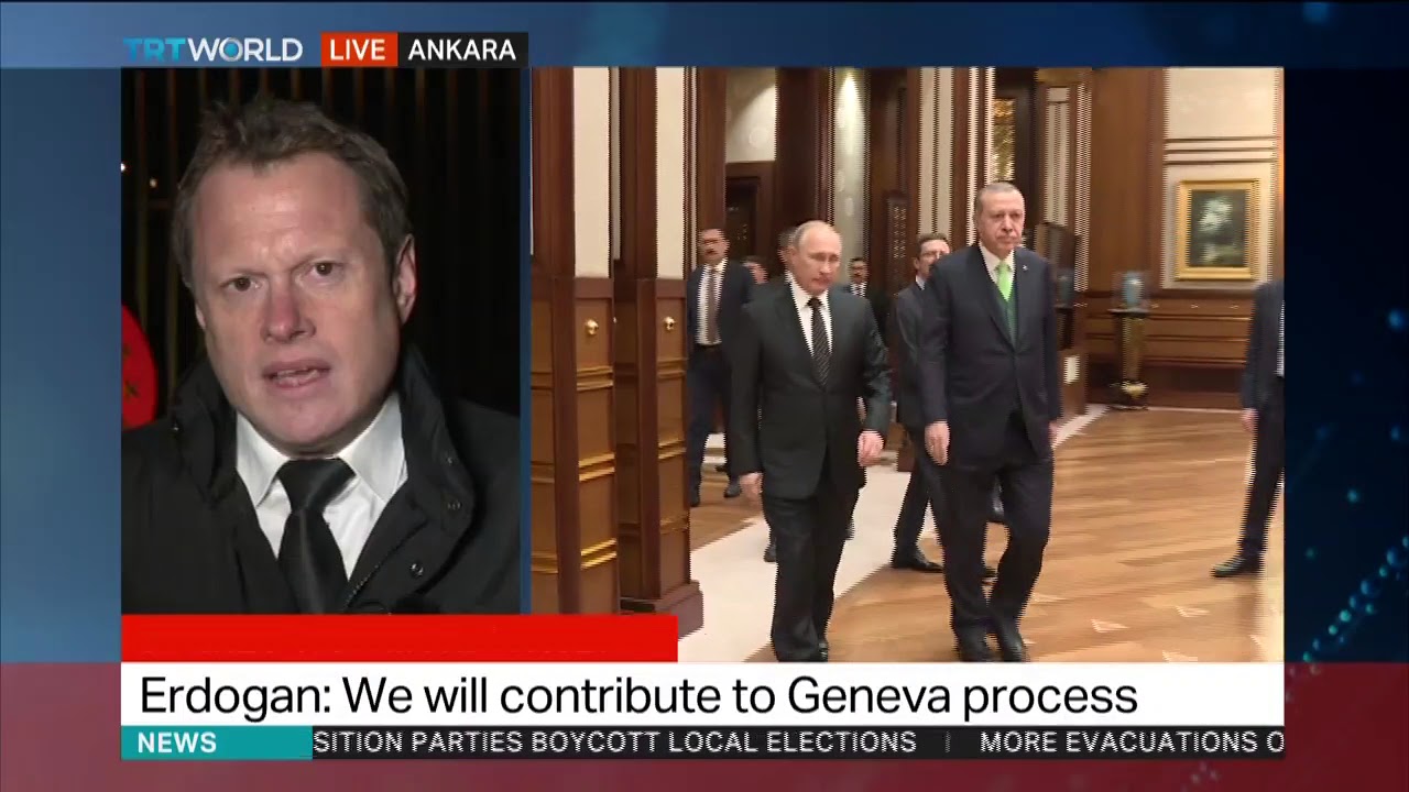 Russian President Putin meets Turkey's President Erdogan in Ankara