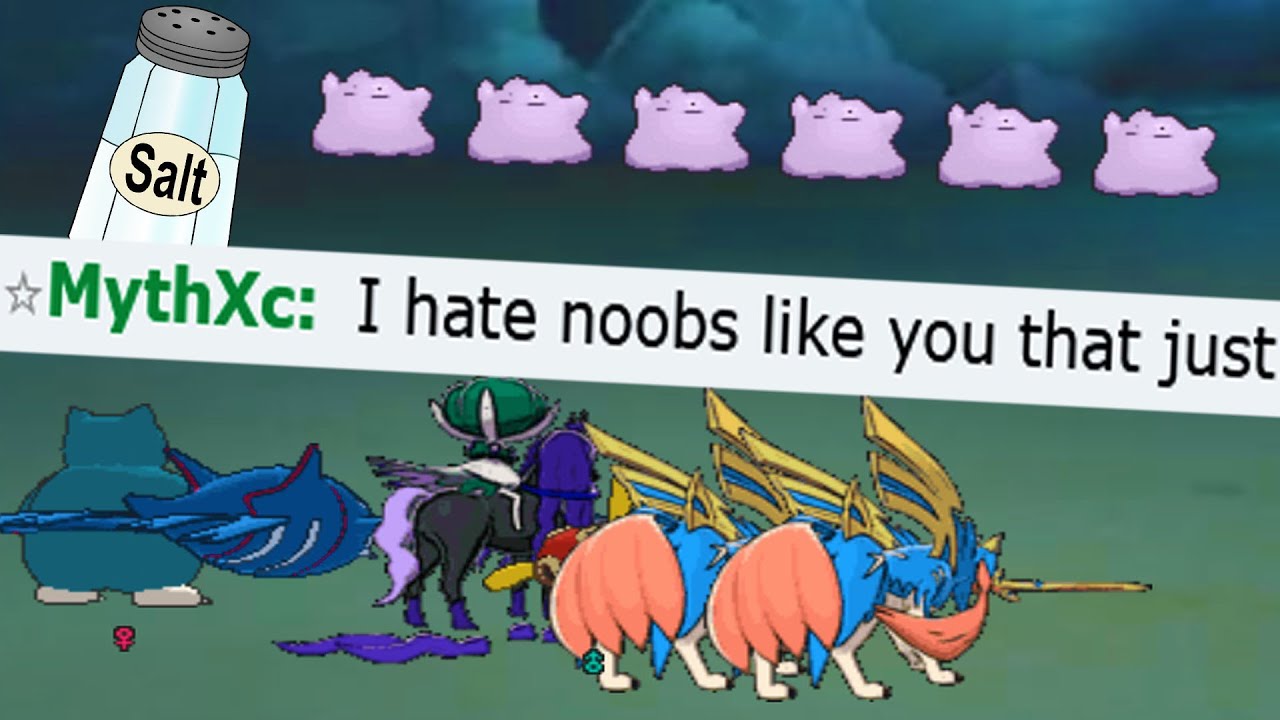 When You Use ALL DITTOS In Pokemon Showdown...