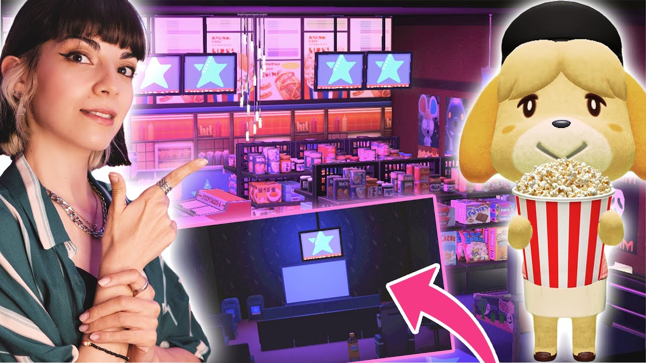 UN VRAI CINEMA DANS ANIMAL CROSSING ! #ACNH