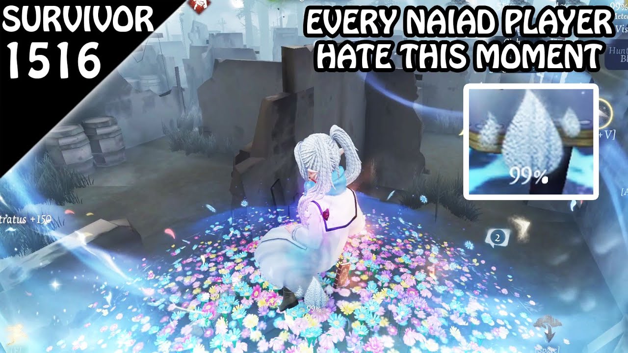 Naiad Main hate this 99% Water moment - Survivor Rank #1516 (Identity v)