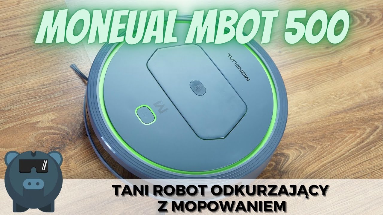 Moneual MBOT 500 - recenzja taniego robota sprzątającego
