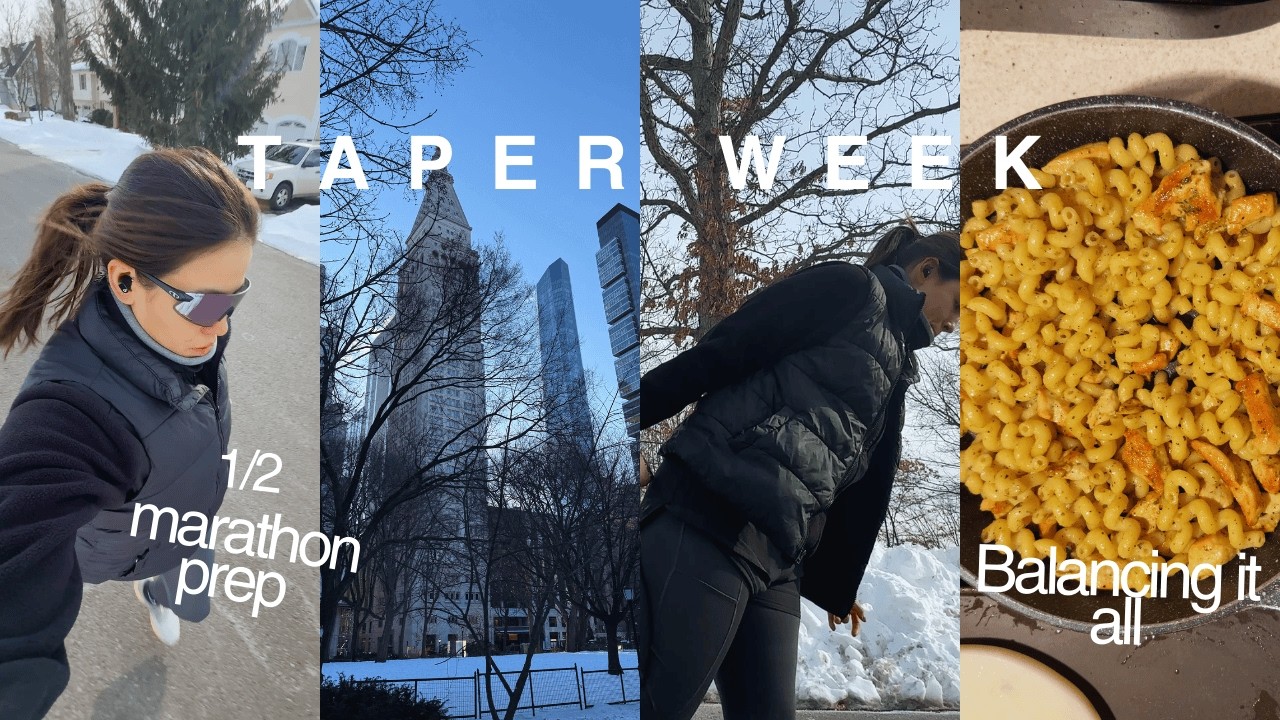My First Half Marathon Taper Week | Training, Fueling & Resting