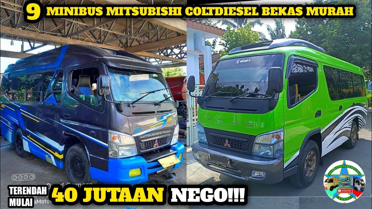 HARGA MINIBUS MITSUBISHI COLTDIESEL BEKAS MULAI 40 JUTAAN NEGO || UPDATE TERBARU 2022