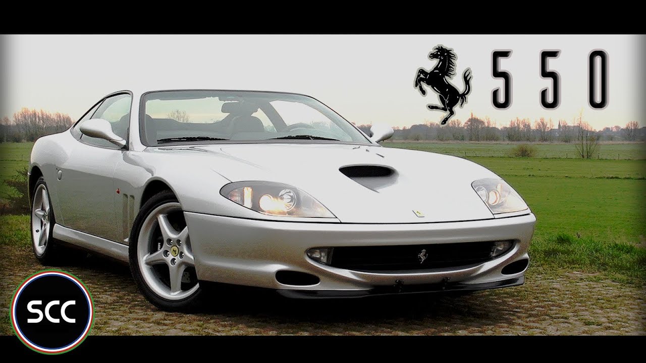 FERRARI 550 MARANELLO 1998 - V12 engine sound - Test drive in top gear | SCC TV