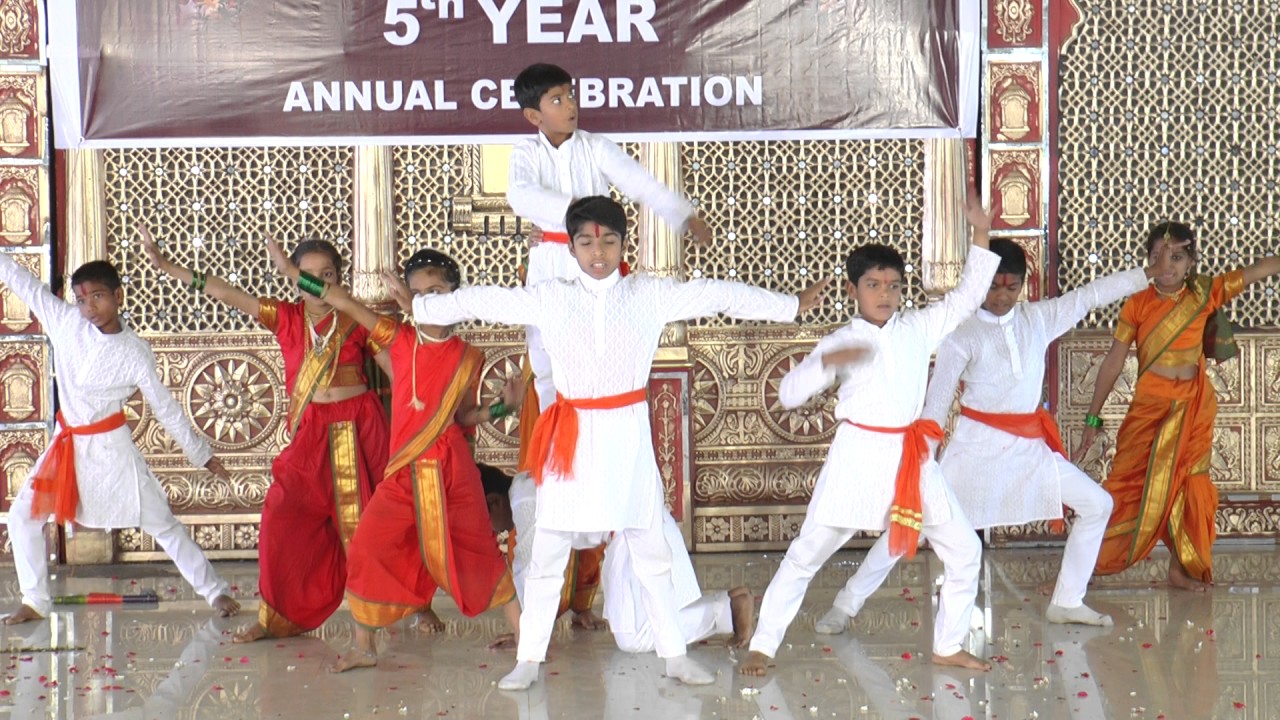 Deva Shree Ganesha - HD English Medium School Gathering Dance - 2016-17