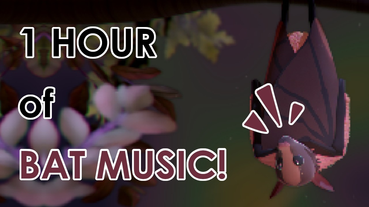 ♫ BAT MUSIC [NO AI] | 1 hour of chill tunes for nocturnal animals ♪