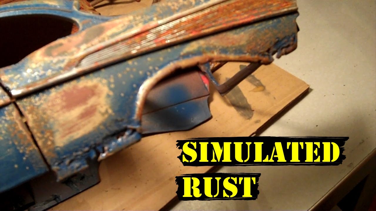 1957 Chevy Bel Air Model - Rust Simulated - Part 1