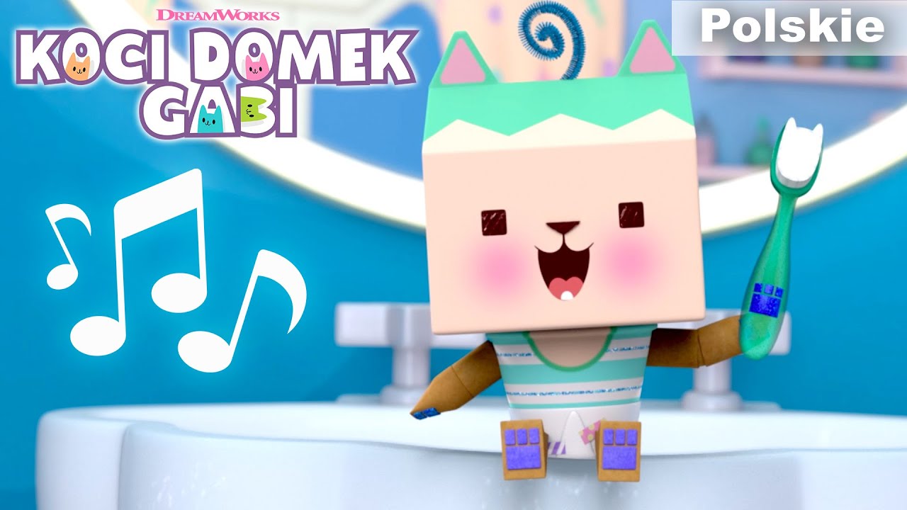 Zębastyczna piosenka na cześć pierwszego ząbka Tekturkociaczka! | KOCI DOMEK GABI | Netflix