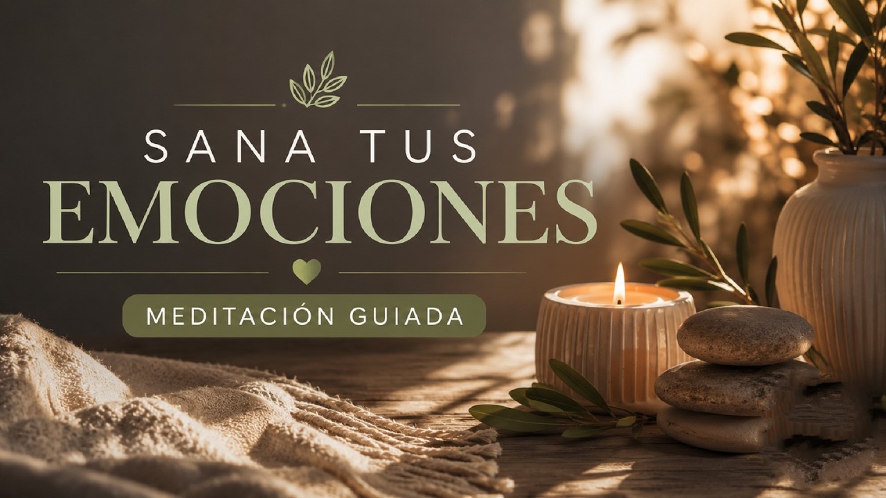 Meditación Guiada para Emociones Difíciles -  MIEDO -ANSIEDAD -ENOJO - TRISTEZA. 11 minutos.