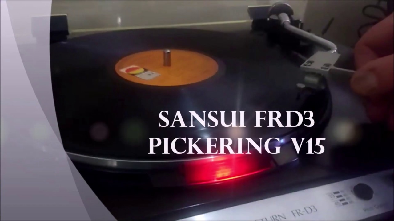 Bandeja giradiscos Sansui FRD3 (1980)
