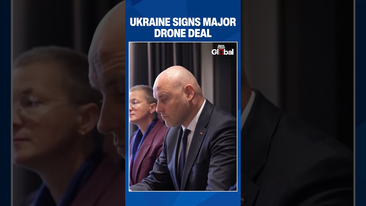 Ukraine Signs Drone Deal With Latvia as Zelenskyy Strengthens Baltic Defence Partnerships |#shorts