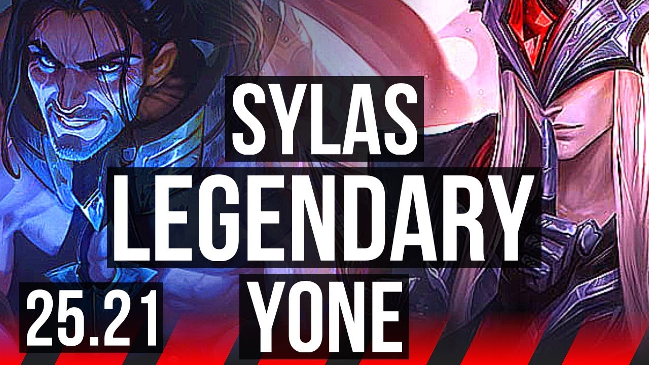 SYLAS vs YONE (TOP) | 17/0/6, 10 solo kills, Legendary | KR Master | 25.21