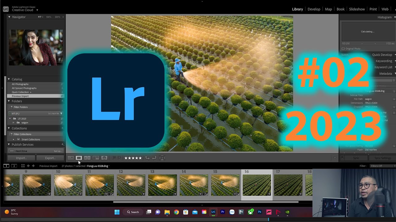 Lightroom 2023 Phần 02 - Công cụ chỉnh ảnh