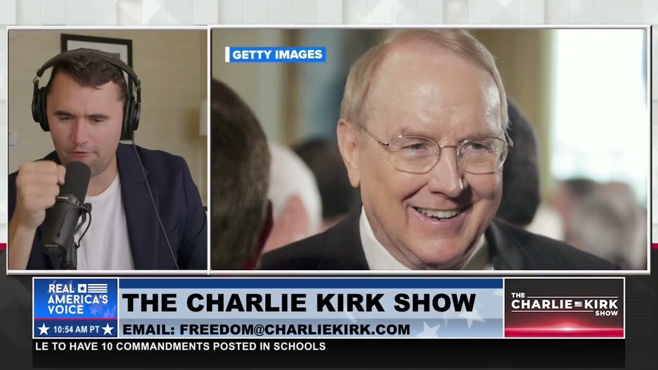 CHARLIE KIRK HONORS DR. JAMES DOBSON