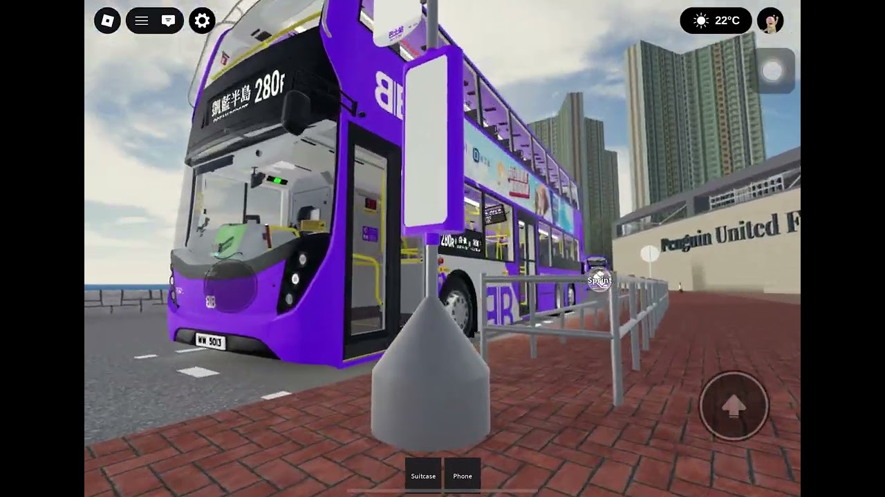 Bauhinia Bus 280R To Ocean Resort |Roblox Derry District