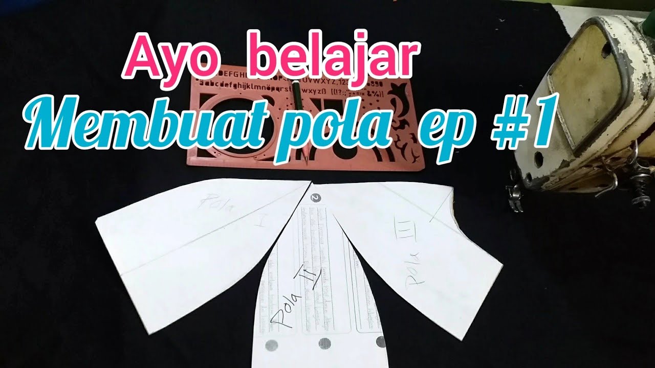 membuat pola topi era 2026 ep#1
