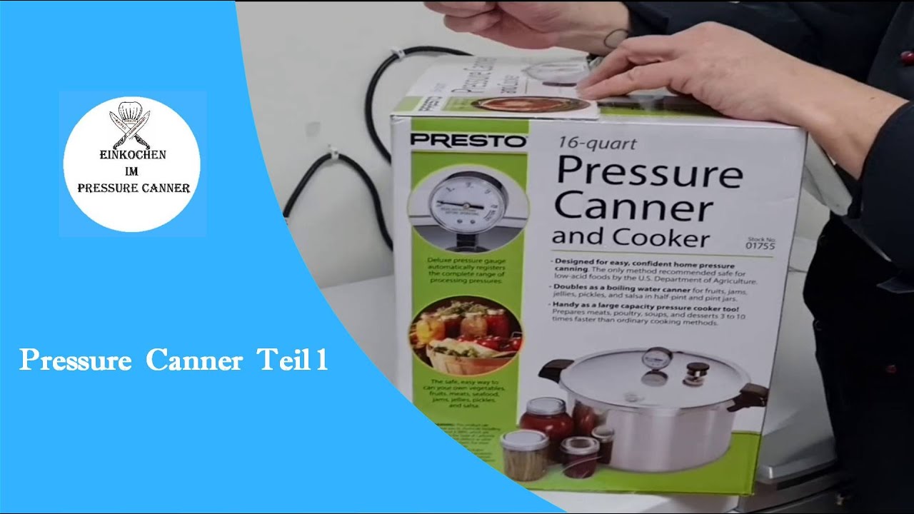 Pressure Canner Teil 1 unboxing / auspacken