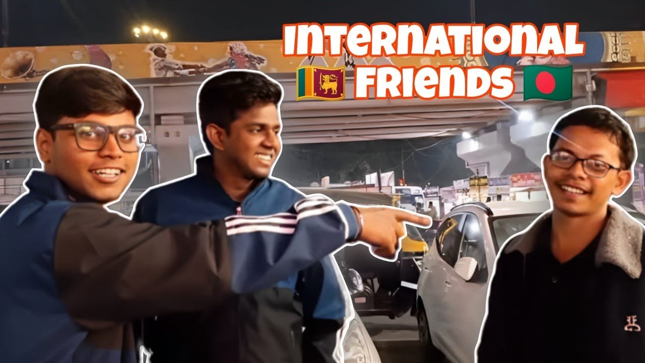 Made New Friends From Srilanka And Bangladesh In Pune🤟