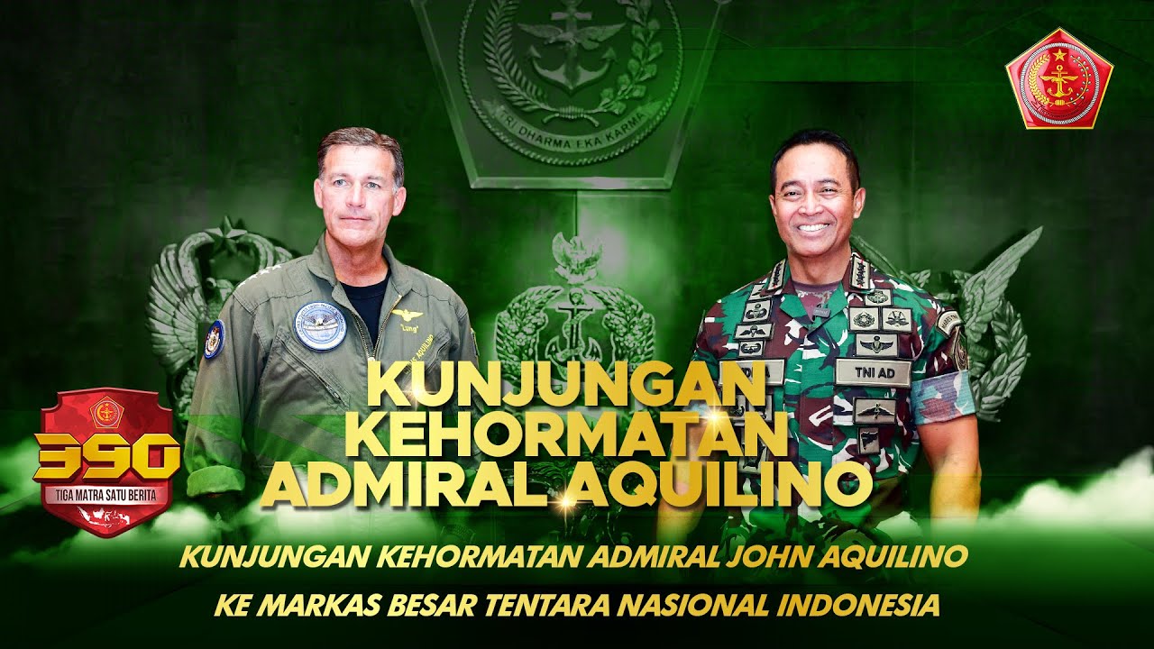 Kunjungan Kehormatan Admiral John Aquilino ke Markas Besar TNI