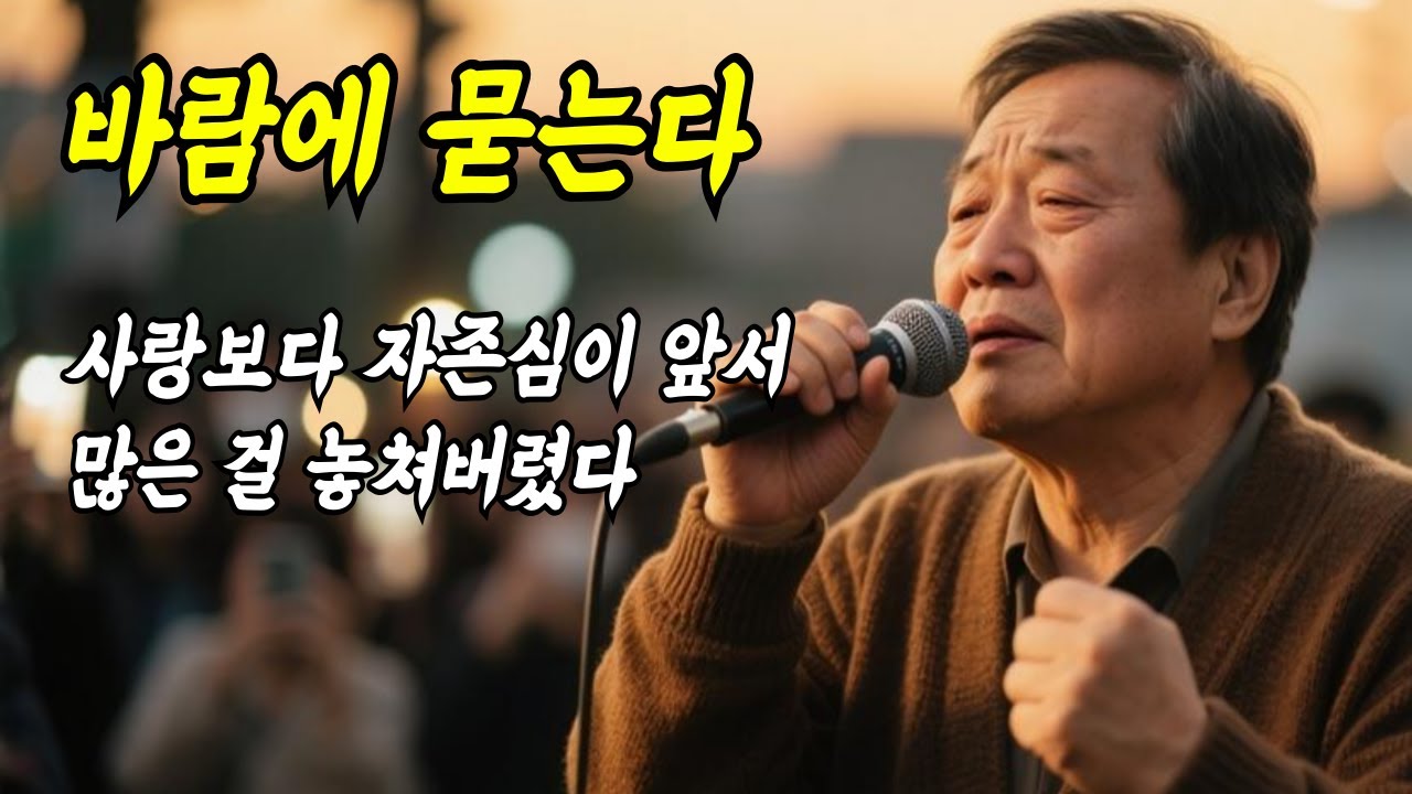 🍃바람에 묻는다🙋내 지난 날 흩어진 기억의 조각들 #7080 #후회 #트로트