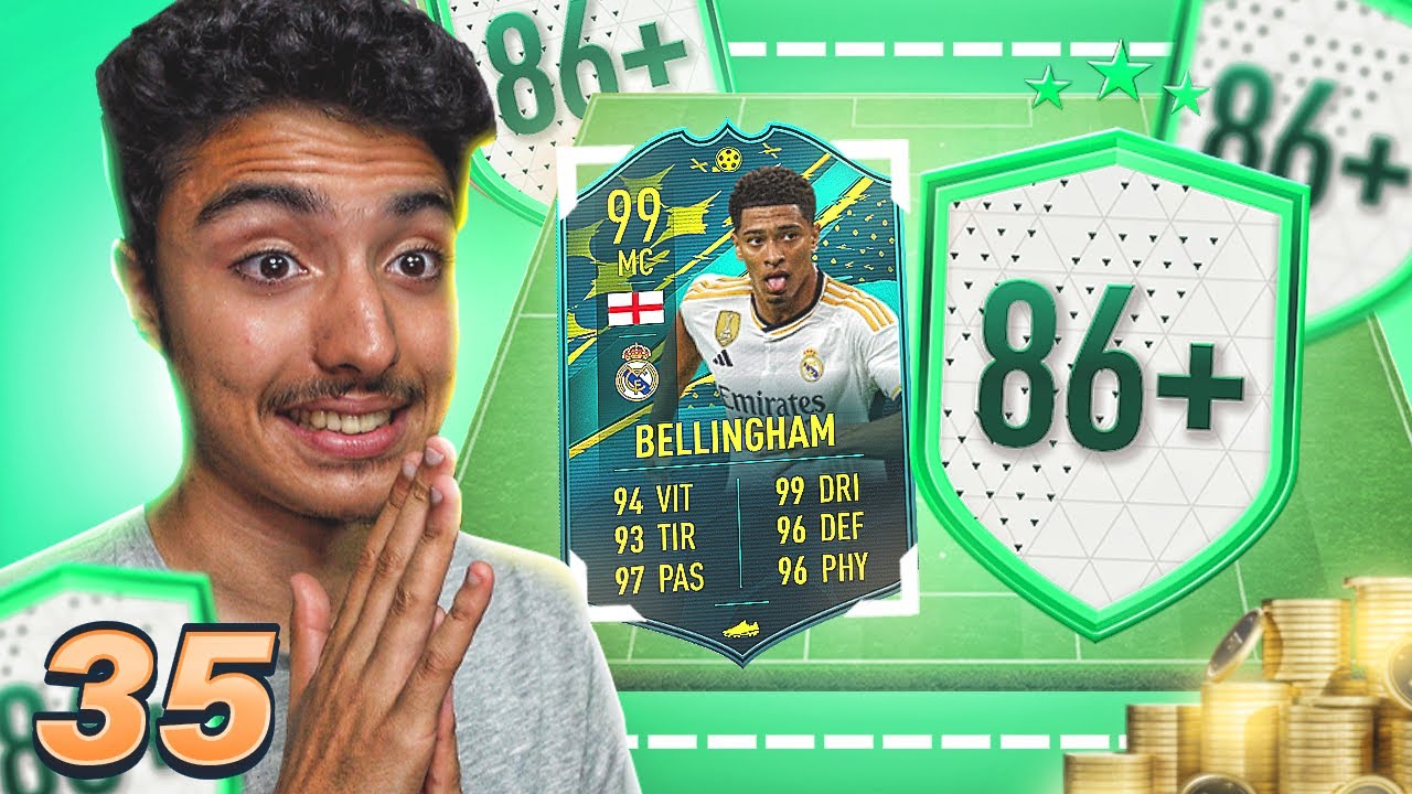 On approche vraiment de la fin... Bellingham 99 est là + les 86x10 ! Je Recommence FIFA à 0 ! #35