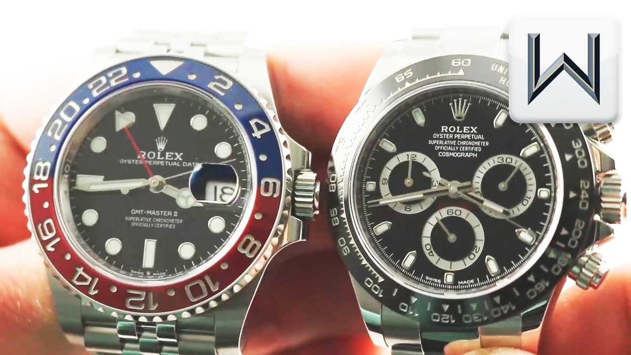 Rolex GMT Master II Pepsi vs Rolex Daytona (126710BLRO vs 116500LN) Luxury Watch Review