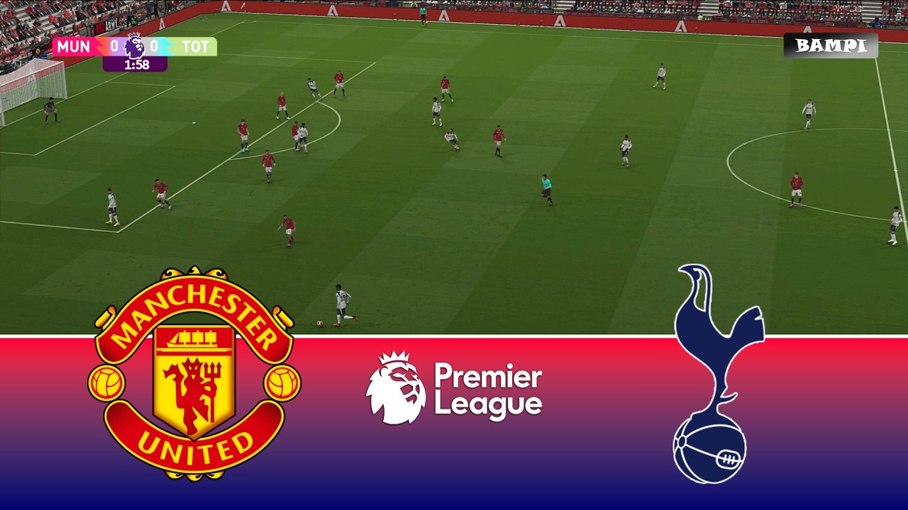 Manchester United vs Tottenham Hotspur - Premier League 2026 / Full Match EPL / PES 21 Gameplay