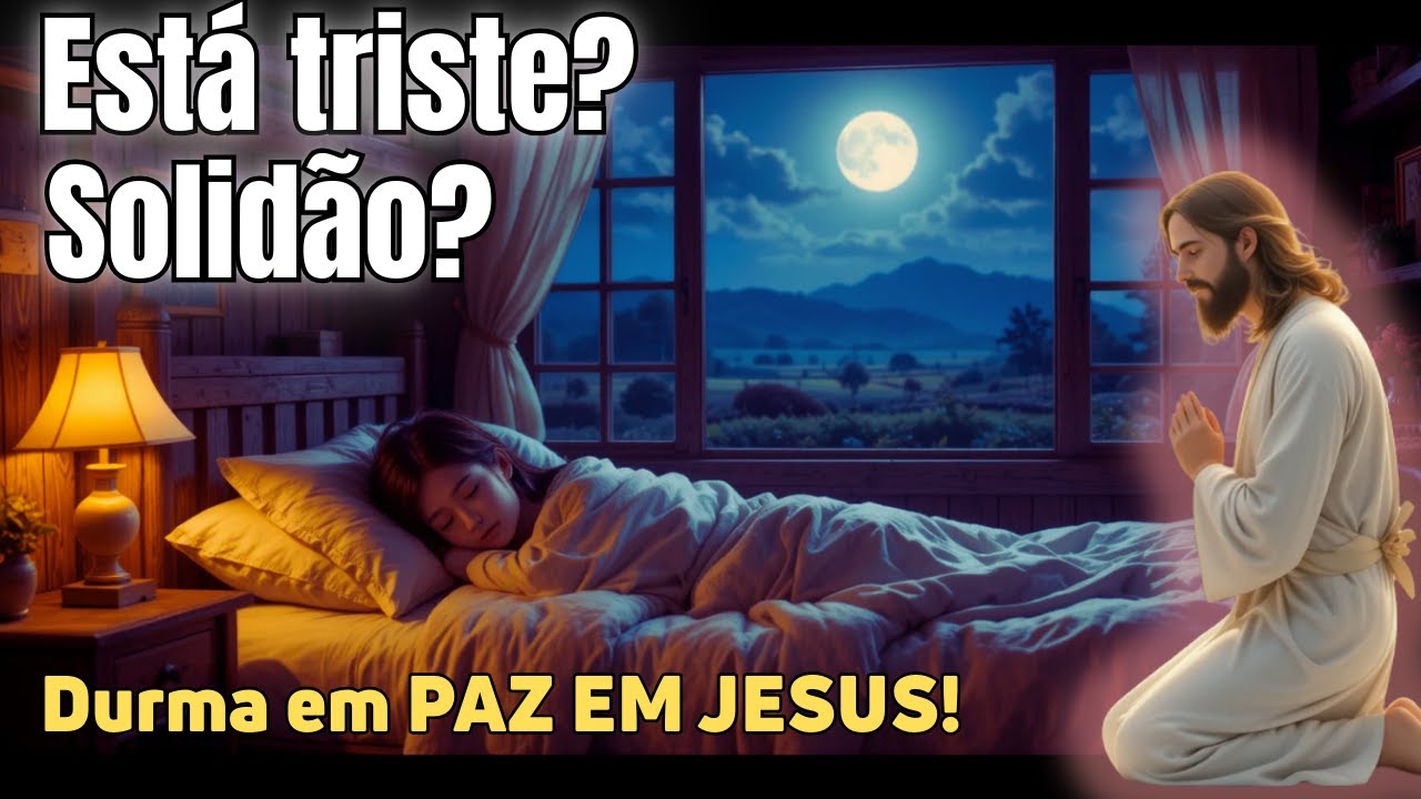 Se Sente Sozinho? Durma em Paz com JESUS — Louvores para Curar o Vazio e a Tristeza