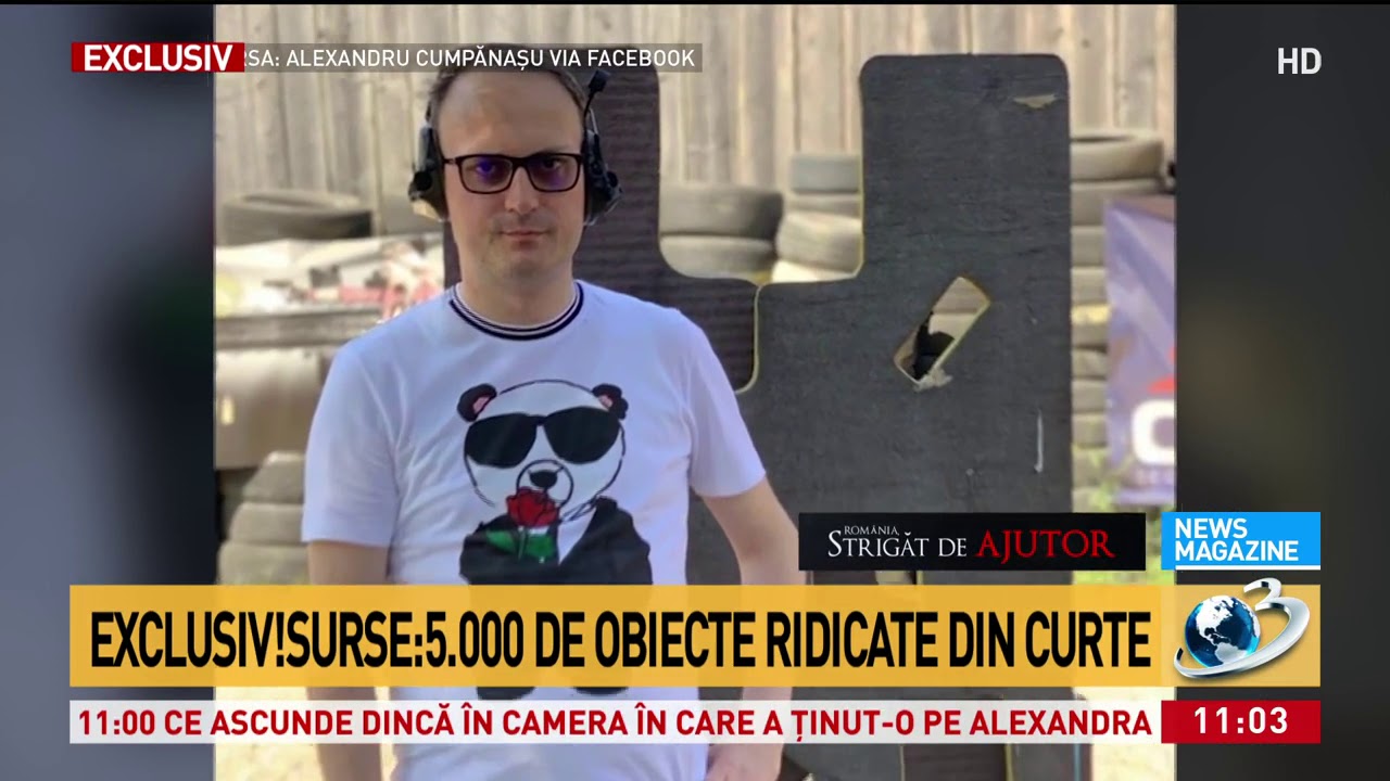 Mii de obiecte au fost ridicate din curtea lui Gheorghe Dincă