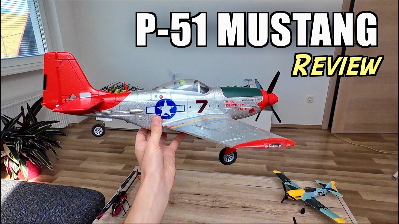 XK A280 P-51 Mustang | Распаковка | Обзор | Полёт