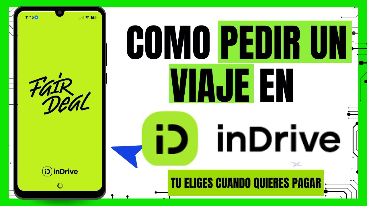 ✅🚗📱COMO PEDIR UN VIAJE EN INDRIVER | 2025  TAXI SEGURO🚗📍🟢